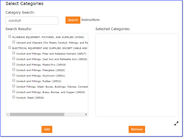 Category Search Results